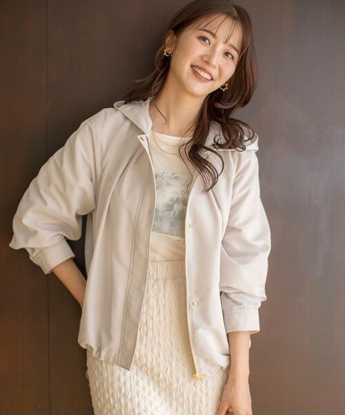 L size ONWARD(大きいサイズ) / エルサイズオンワード カットソー | 【貴島明日香さんコラボ】チュールレイニャード猫 Tシャツ | 詳細1