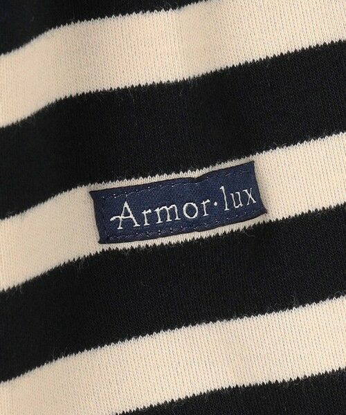 L size ONWARD(大きいサイズ) / エルサイズオンワード カットソー | 【CanCam４月号掲載/洗える】Armor-lux スムース バックボタン ボーダー カットソー | 詳細14