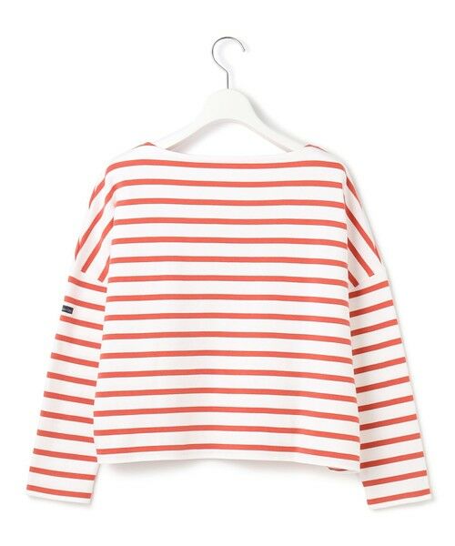 L size ONWARD(大きいサイズ) / エルサイズオンワード カットソー | 【洗える】Armor-lux スムース クロップド  ボーダー カットソー | 詳細9