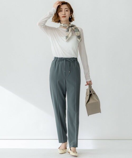 L size ONWARD(大きいサイズ) / エルサイズオンワード カットソー | 【Oggi5月号掲載/洗える】シアー レイヤード TEE | 詳細10