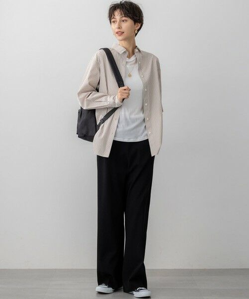 L size ONWARD(大きいサイズ) / エルサイズオンワード カットソー | 【Oggi5月号掲載/洗える】シアー レイヤード TEE | 詳細5