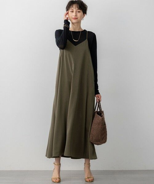 L size ONWARD(大きいサイズ) / エルサイズオンワード カットソー | 【Oggi5月号掲載/洗える】シアー レイヤード TEE | 詳細21