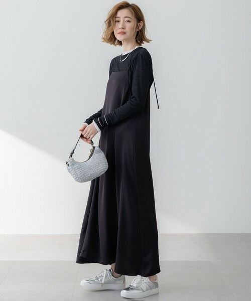 L size ONWARD(大きいサイズ) / エルサイズオンワード カットソー | 【Oggi5月号掲載/洗える】シアー レイヤード TEE | 詳細28