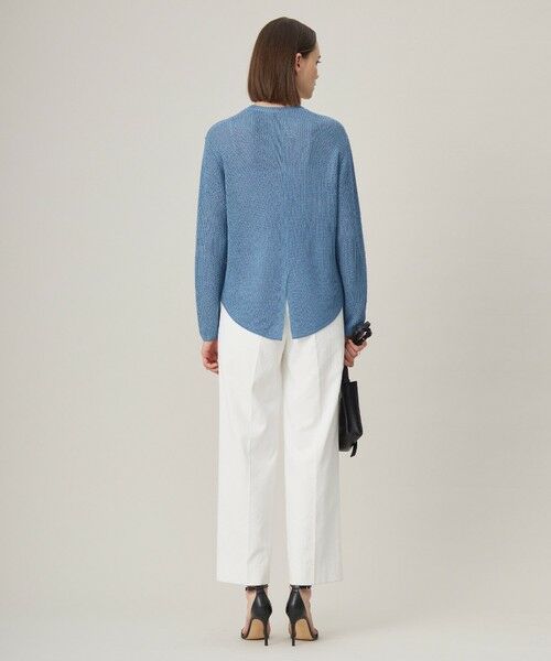 L size ONWARD(大きいサイズ) / エルサイズオンワード ニット・セーター | 【洗える】 ペーパーブレンドシャインニット Vネックプルオーバー | 詳細27