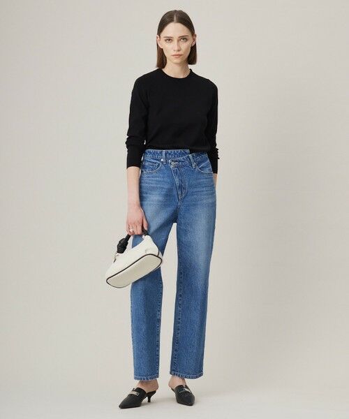 L size ONWARD(大きいサイズ) / エルサイズオンワード ニット・セーター | 【洗える】 クロスコンビ ボウタイニット | 詳細5