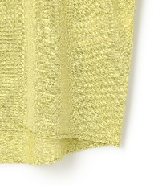 L size ONWARD(大きいサイズ) / エルサイズオンワード ニット・セーター | 【洗える】 リネンレーヨンハイゲージ クロップドプルオーバー | 詳細13