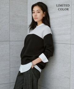 L size ONWARD(大きいサイズ) / エルサイズオンワード ニット・セーター | 【WEB限定カラーあり・洗える】コットンポリエステルスムース  ニットプルオーバー