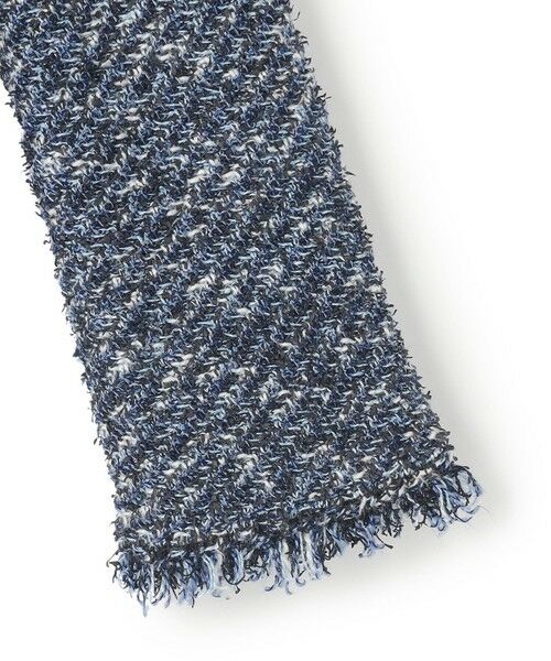 L size ONWARD(大きいサイズ) / エルサイズオンワード カーディガン・ボレロ | 【ドラマ「続・続・最後から二番目の恋」着用】 デニムライクツィード ニットジャケット | 詳細5