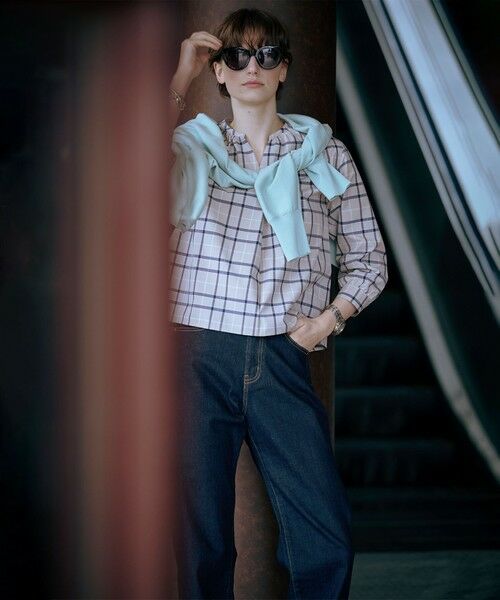 L size ONWARD(大きいサイズ) / エルサイズオンワード カーディガン・ボレロ | 【洗える】Cotton Acetate ドルマンスリーブ カーディガン | 詳細10