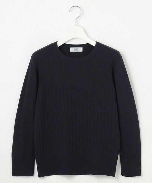 L size ONWARD(大きいサイズ) / エルサイズオンワード ニット・セーター | 【洗える】Cotton Acetate ストライプ ニット プルオーバー | 詳細18