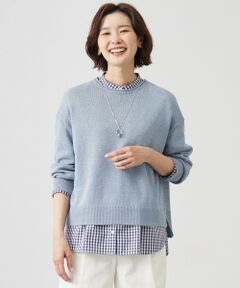 L size ONWARD(大きいサイズ) / エルサイズオンワード ニット・セーター | 【洗える】DRY COMFORT ニット