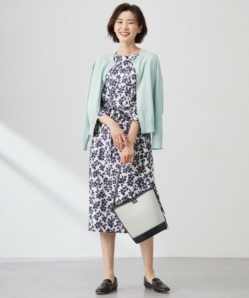 L size ONWARD(大きいサイズ) / エルサイズオンワード カーディガン・ボレロ | 【洗える】BASIC HT COTTON クルーネック カーディガン | 詳細15