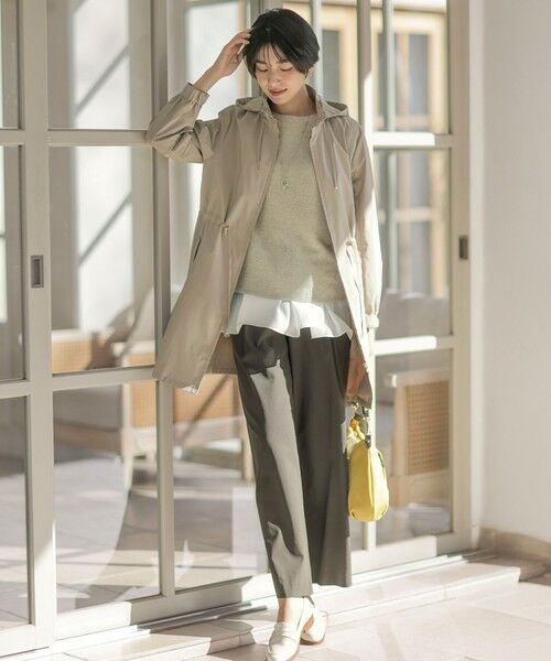 L size ONWARD(大きいサイズ) / エルサイズオンワード ベスト | 【洗える】Linen Cotton Vest  ニット ベスト | 詳細5