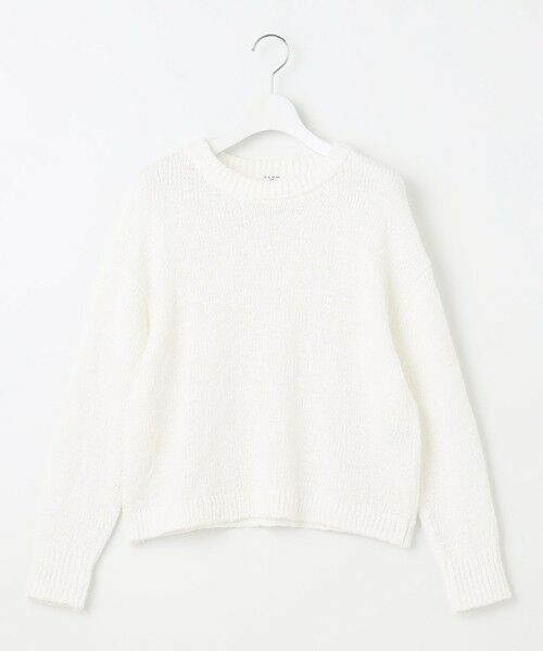L size ONWARD(大きいサイズ) / エルサイズオンワード ニット・セーター | 【SLOW/一部店舗限定】リボンヤーン クルーネック ニット | 詳細2