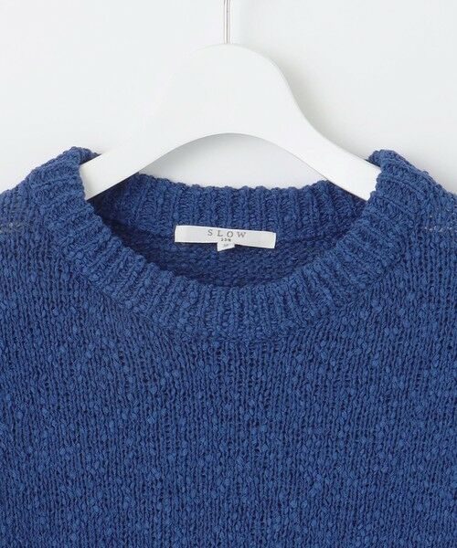 L size ONWARD(大きいサイズ) / エルサイズオンワード ニット・セーター | 【SLOW/一部店舗限定】リボンヤーン クルーネック ニット | 詳細8