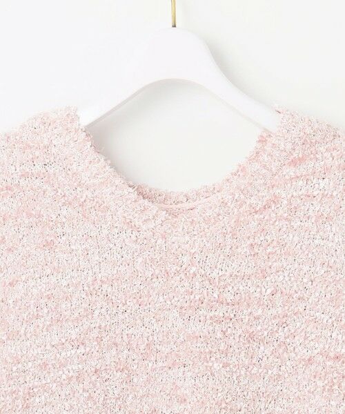 L size ONWARD(大きいサイズ) / エルサイズオンワード ベスト | 【前後着用可】リボンヤーン ベスト | 詳細13