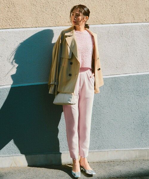 L size ONWARD(大きいサイズ) / エルサイズオンワード ベスト | 【前後着用可】リボンヤーン ベスト | 詳細6