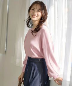 L size ONWARD(大きいサイズ) / エルサイズオンワード ニット・セーター | 【花粉対策】ドルマン ニット