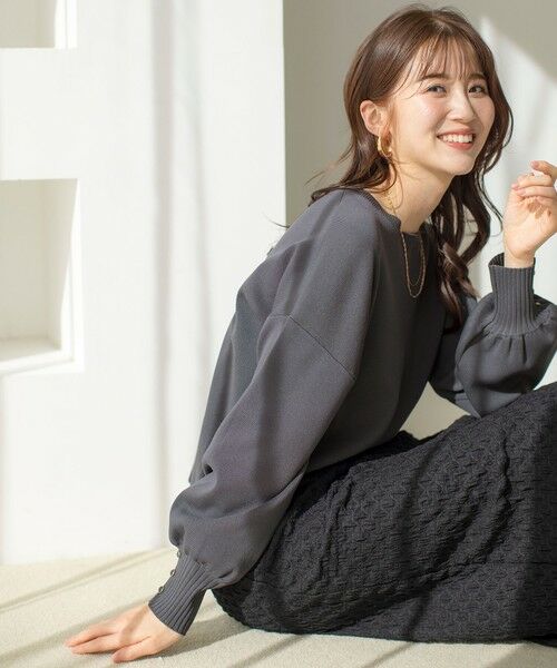 L size ONWARD(大きいサイズ) / エルサイズオンワード ニット・セーター | 【花粉対策】ドルマン ニット | 詳細22