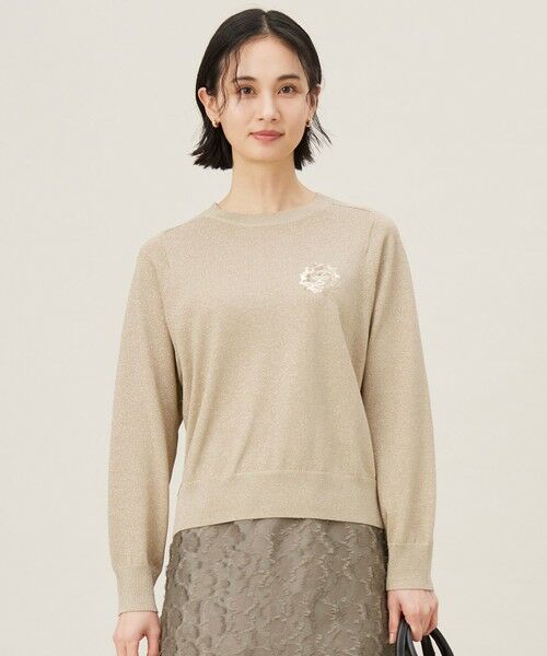 最終価格！【23区Lサイズ】今季物！！洗える！大人のロゴニット 23区 L | L size ONWARD(大きいサイズ) / エルサイズオンワード