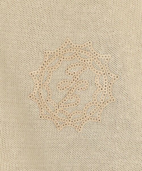 L size ONWARD(大きいサイズ) / エルサイズオンワード カーディガン・ボレロ | 【カタログ掲載・洗える】エンブレムニット カーディガン | 詳細8