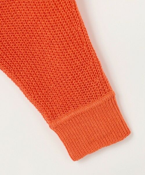 L size ONWARD(大きいサイズ) / エルサイズオンワード ニット・セーター | 【洗える】リネンミドルゲージドルマンスリーブ ニット | 詳細11