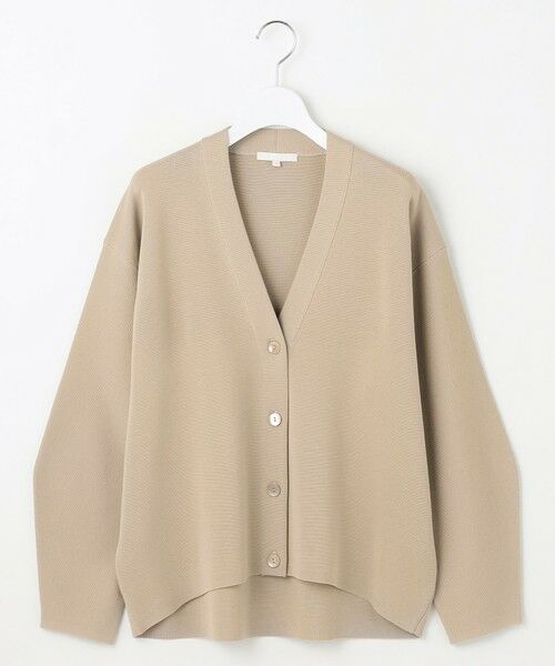 L size ONWARD(大きいサイズ) / エルサイズオンワード カーディガン・ボレロ | 【洗える】ドライコットンハイゲージニット カーディガン | 詳細4