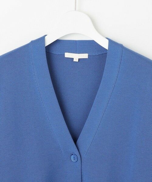 L size ONWARD(大きいサイズ) / エルサイズオンワード カーディガン・ボレロ | 【洗える】ドライコットンハイゲージニット カーディガン | 詳細8