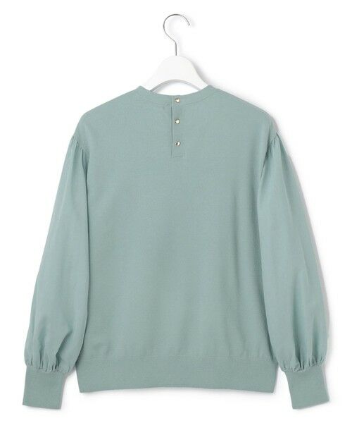 L size ONWARD(大きいサイズ) / エルサイズオンワード ニット・セーター | 【洗える】コンフォートストレッチ パフスリーブ ニット | 詳細12