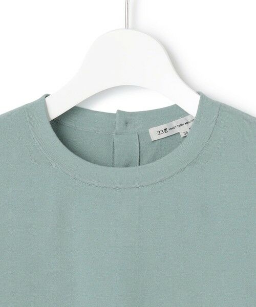 L size ONWARD(大きいサイズ) / エルサイズオンワード ニット・セーター | 【洗える】コンフォートストレッチ パフスリーブ ニット | 詳細13