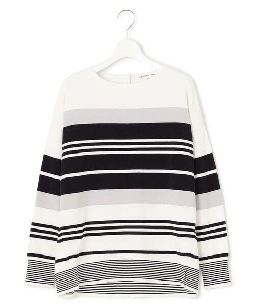 L size ONWARD(大きいサイズ) / エルサイズオンワード ニット・セーター | 【洗える】コットンポリエステルストレッチ オーバーサイズ ニット | 詳細17