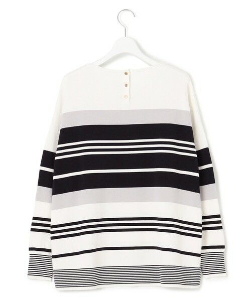 L size ONWARD(大きいサイズ) / エルサイズオンワード ニット・セーター | 【洗える】コットンポリエステルストレッチ オーバーサイズ ニット | 詳細18