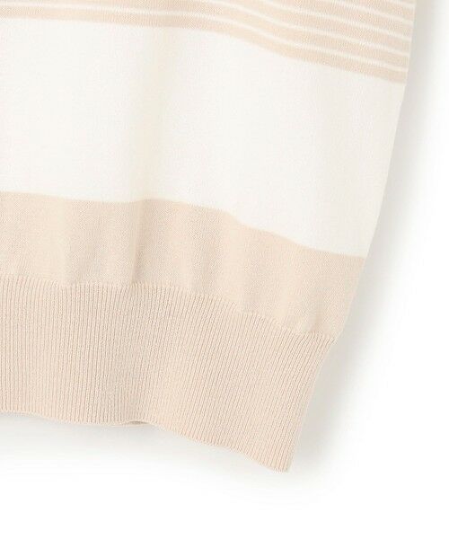 L size ONWARD(大きいサイズ) / エルサイズオンワード ニット・セーター | 【洗える】コットンポリエステルストレッチ ショート ニット | 詳細7