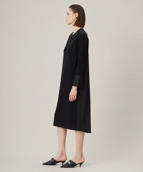 L size ONWARD(大きいサイズ) / エルサイズオンワード ロング・マキシ丈ワンピース | 【洗える】 クロスコンビ ワンピース | 詳細2