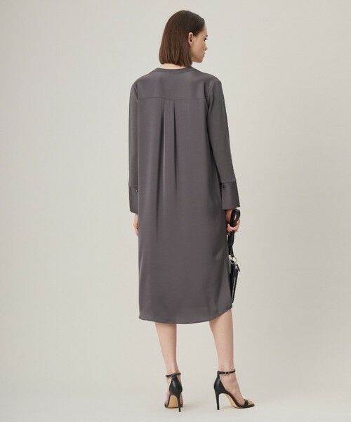 L size ONWARD(大きいサイズ) / エルサイズオンワード ロング・マキシ丈ワンピース | 【洗える】 クロスコンビ ワンピース | 詳細7