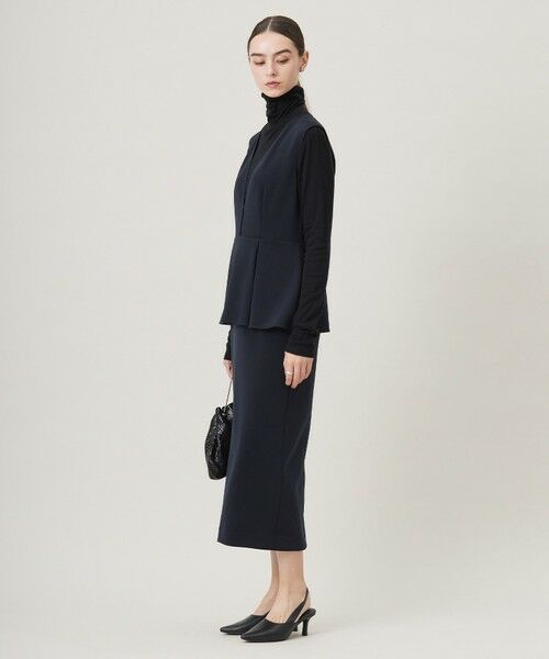 L size ONWARD(大きいサイズ) / エルサイズオンワード ロング・マキシ丈スカート | 【洗える】ミリオーネダンボールニット  ジャンパースカートワンピース | 詳細2