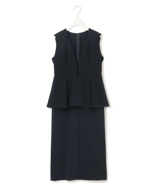 L size ONWARD(大きいサイズ) / エルサイズオンワード ロング・マキシ丈スカート | 【洗える】ミリオーネダンボールニット  ジャンパースカートワンピース | 詳細4