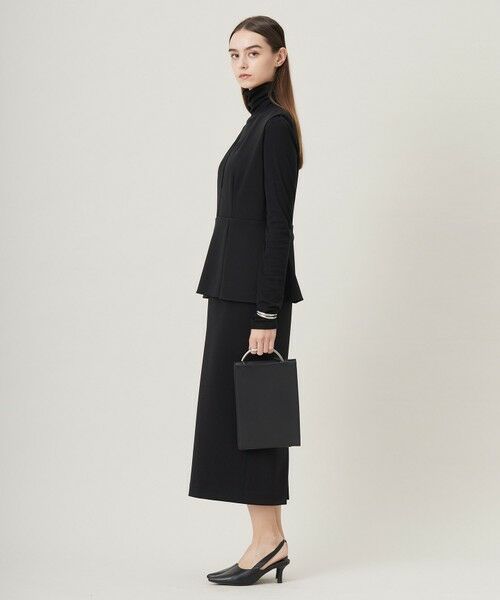 L size ONWARD(大きいサイズ) / エルサイズオンワード ロング・マキシ丈スカート | 【洗える】ミリオーネダンボールニット  ジャンパースカートワンピース | 詳細15