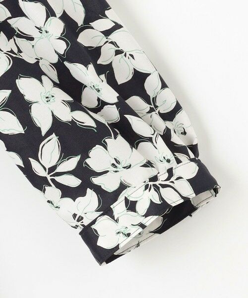 L size ONWARD(大きいサイズ) / エルサイズオンワード ロング・マキシ丈ワンピース | 【洗える】スパンフラワープリント ワンピース | 詳細5