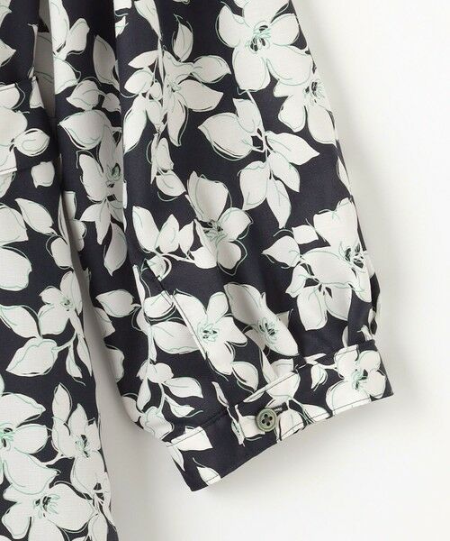 L size ONWARD(大きいサイズ) / エルサイズオンワード ロング・マキシ丈ワンピース | 【洗える】スパンフラワープリント ワンピース | 詳細6