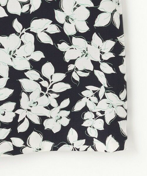 L size ONWARD(大きいサイズ) / エルサイズオンワード ロング・マキシ丈ワンピース | 【洗える】スパンフラワープリント ワンピース | 詳細8