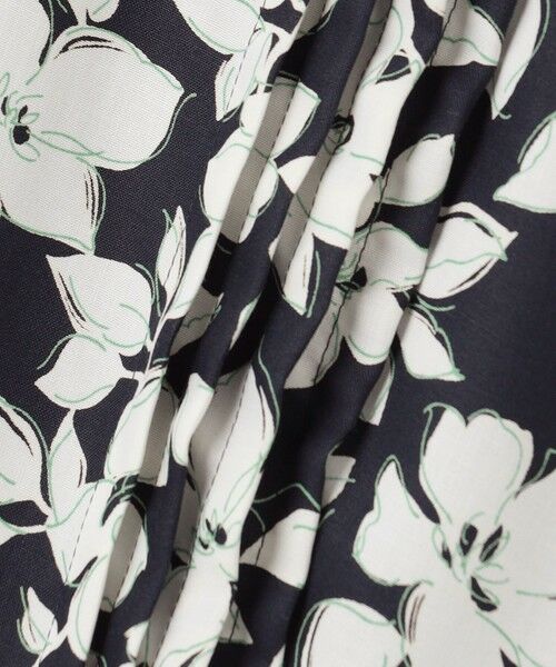 L size ONWARD(大きいサイズ) / エルサイズオンワード ロング・マキシ丈ワンピース | 【洗える】スパンフラワープリント ワンピース | 詳細11