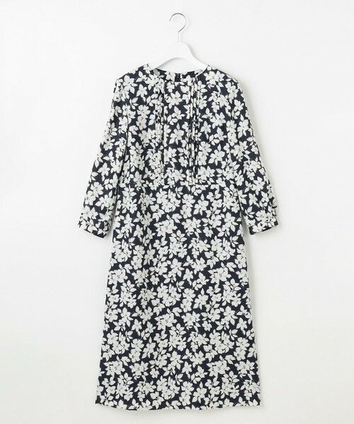 L size ONWARD(大きいサイズ) / エルサイズオンワード ロング・マキシ丈ワンピース | 【洗える】スパンフラワープリント ワンピース | 詳細12