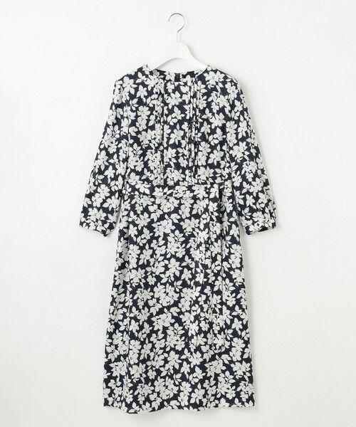 L size ONWARD(大きいサイズ) / エルサイズオンワード ロング・マキシ丈ワンピース | 【洗える】スパンフラワープリント ワンピース | 詳細2