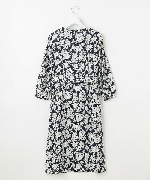 L size ONWARD(大きいサイズ) / エルサイズオンワード ロング・マキシ丈ワンピース | 【洗える】スパンフラワープリント ワンピース | 詳細3