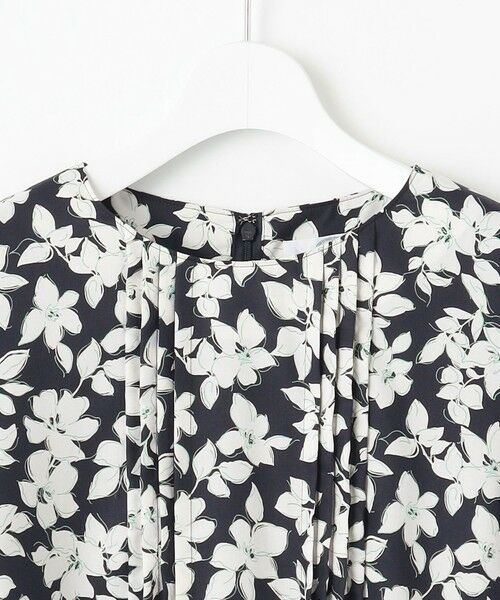 L size ONWARD(大きいサイズ) / エルサイズオンワード ロング・マキシ丈ワンピース | 【洗える】スパンフラワープリント ワンピース | 詳細4