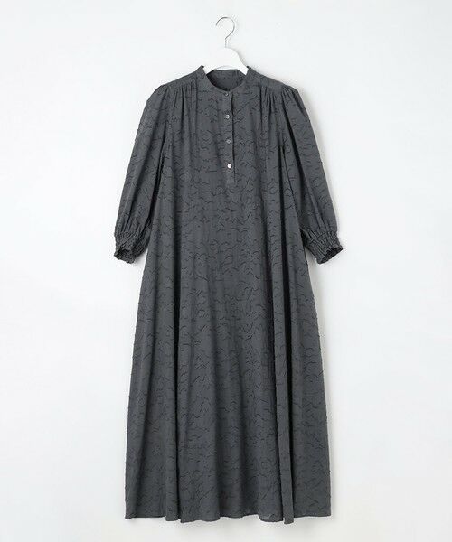 L size ONWARD(大きいサイズ) / エルサイズオンワード ロング・マキシ丈ワンピース | 【SLOW/一部店舗限定】コットンジャカード ワンピース | 詳細2