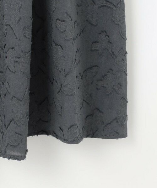 L size ONWARD(大きいサイズ) / エルサイズオンワード ロング・マキシ丈ワンピース | 【SLOW/一部店舗限定】コットンジャカード ワンピース | 詳細6