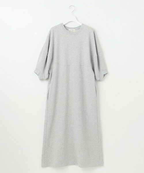 L size ONWARD(大きいサイズ) / エルサイズオンワード ロング・マキシ丈ワンピース | 【SLOW/一部店舗限定】ハイゲージテリー スウェット ワンピース | 詳細3