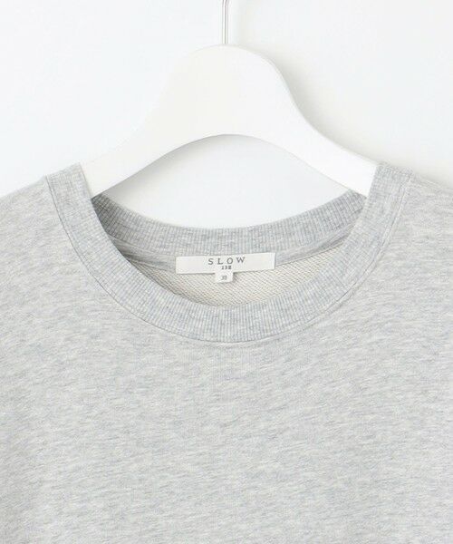 L size ONWARD(大きいサイズ) / エルサイズオンワード ロング・マキシ丈ワンピース | 【SLOW/一部店舗限定】ハイゲージテリー スウェット ワンピース | 詳細4